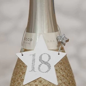 Image of Milestones Star Wine Bottle Tag - 18