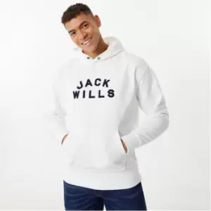 Image of Jack Wills Flocked Sweatshirt - White