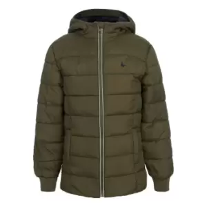 Image of Jack Wills Wills Puffer Jacket Girls - Green