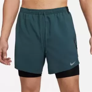 Image of Nike Dri-FIT Run Division Stride Mens Running Shorts - Green