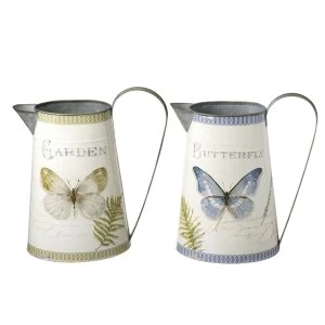 Image of Butterfly Jugs Set of 2 By Heaven Sends