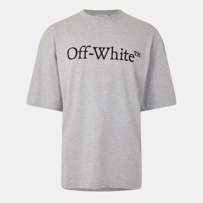 Image of Off White Mens Bkish Skate T-Shirt Grey/Black male XS
