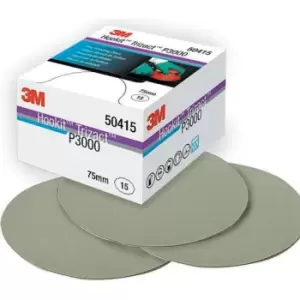 Image of 50415 Hookit Trizact Fine Finishing Discs P3000 75MM Paint