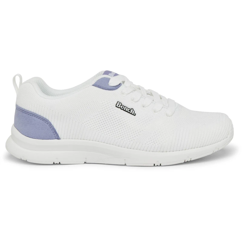 Image of Bench Womens Kira Low-Top Trainers White female 3 (36)