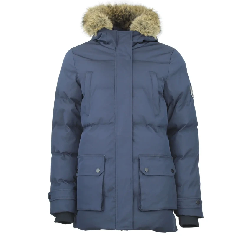 Image of Womens parka Peak Mountain Bleu Female L