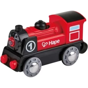 Image of Hape Wooden Railway Engine Playset