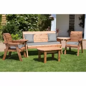 Image of Charles Taylor Five Seater Garden Furniture Set, Grey