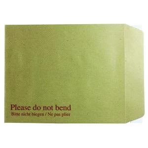 Image of Q-Connect Envelope 267x216mm Board Back Peel and Seal 115gsm Manilla