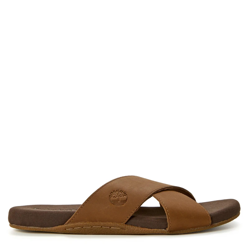 Image of Timberland Mens Slide Flat Sandals Saddle male 6.5 (40)