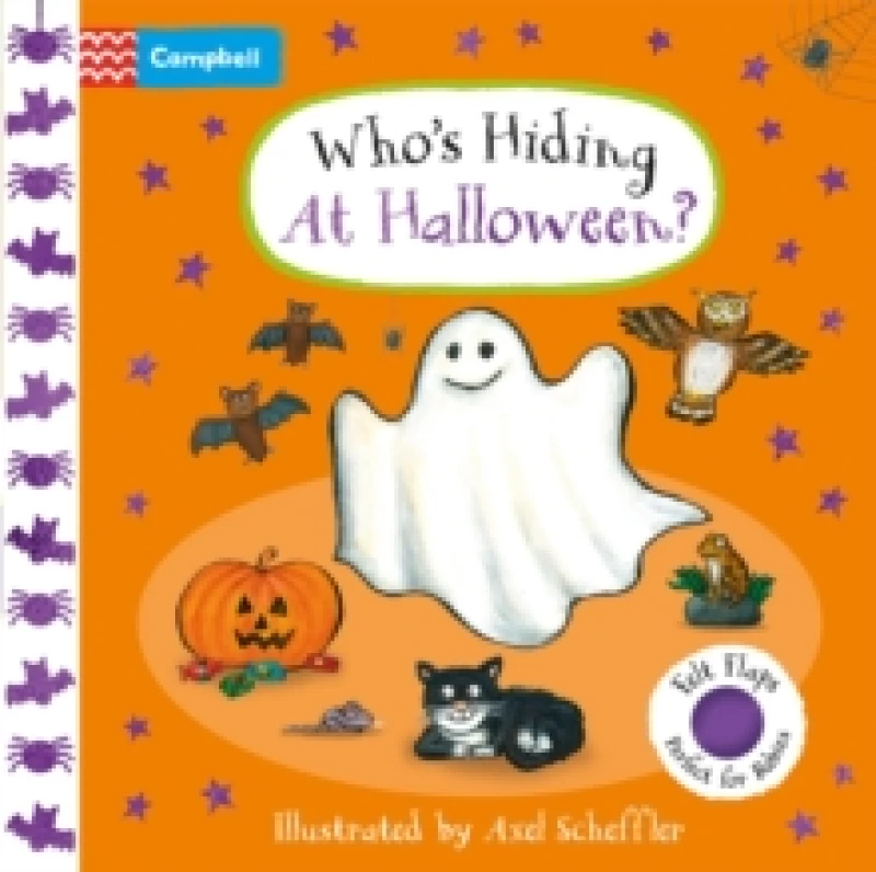 Image of Who's Hiding At Halloween? A soft flaps book Board book