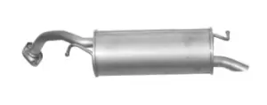 Image of IZAWIT Rear silencer TOYOTA 35.013 1743023020