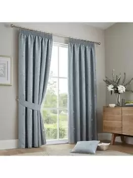 Image of Curtina Renata Pencil Pleat Lined Curtains