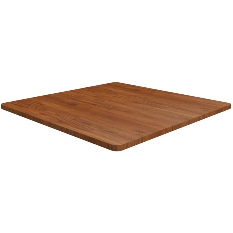 Image of VIDAXL Square Table Top Dark Brown 90x90x2.5cm Treated Solid Wood Oak vidaXL 8720286930403