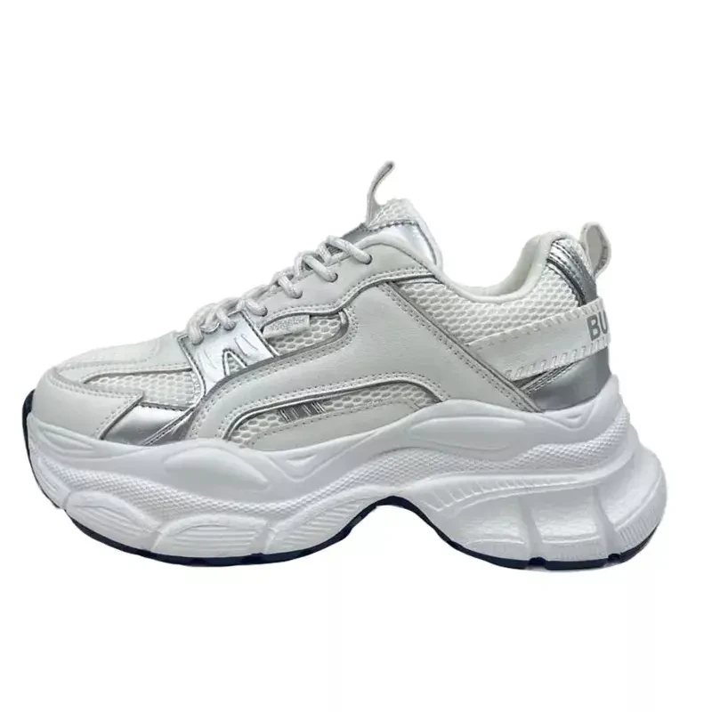 Image of Buffalo Womens Trainers Buffalo Para - Vegan Nappa/Mesh Blanc Female 41