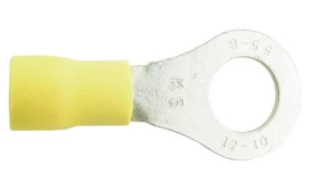 Image of Wiring Connectors - Yellow - Ring - 8mm - Pack of 2 PWN305 WOT-NOTS