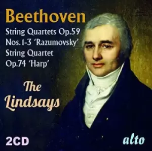 Image of Ludwig van Beethoven - Beethoven: String Quartets, Op. 59, Nos. 1-3, 'Razumovsky'/... CD Album - Used