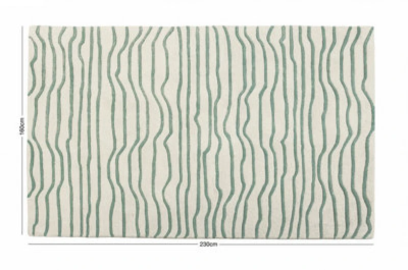 Image of Esselle Home Aura Dune Natural / Green 160 X 230Cm Rug