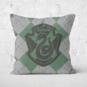 Image of Harry Potter Slytherin Square Cushion - 40x40cm - Soft Touch