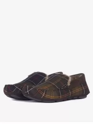 Image of Barbour Monty Slippers, Green, Size 6, Men