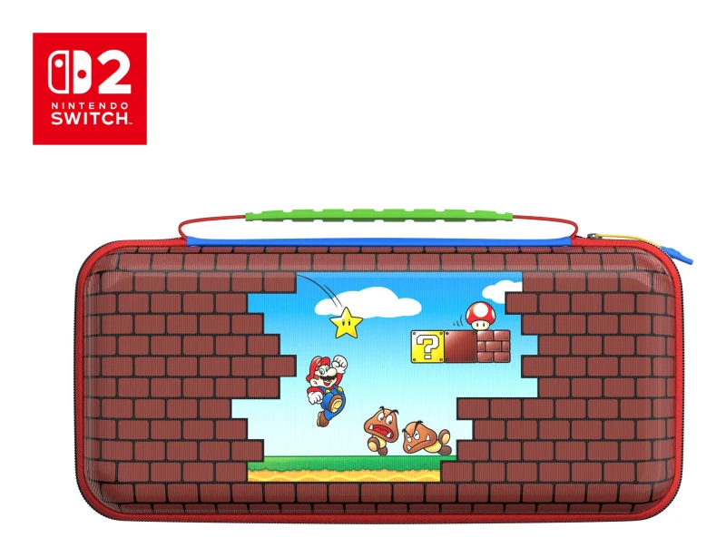 Image of Turtle Beach Turtle Beach PlayTrek Mario Bricks Travel Case. Officially licensed for Nintendo Switch 2 TBA-8202-65