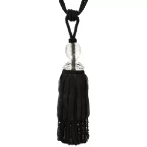 Image of Riva Home Savoy Tie Back (One Size) (Black)