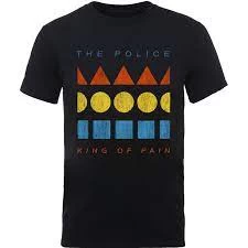 Image of The Police - Kings of Pain Unisex Small T-Shirt - Black