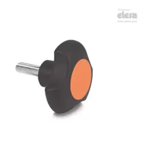 Image of Elesa - Lobe knob-VTT.40-C-p-M8x50-C2 Orange