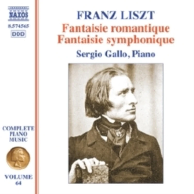 Image of Franz Liszt: Fantaisie Romantique/Fantaisie Symphonique CD / Album