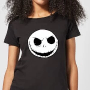Image of Nightmare Before Christmas Jack Skellington Womens T-Shirt - Black - M