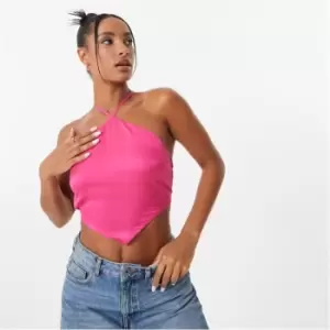 Image of Jack Wills Satin Bandana Top - Pink