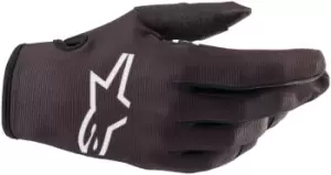 Image of Alpinestars Radar 22 Motocross Gloves, black, Size S, black, Size S