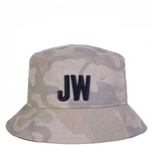 Image of Jack Wills AOP Bucket Hat JB12 - Marshmallow
