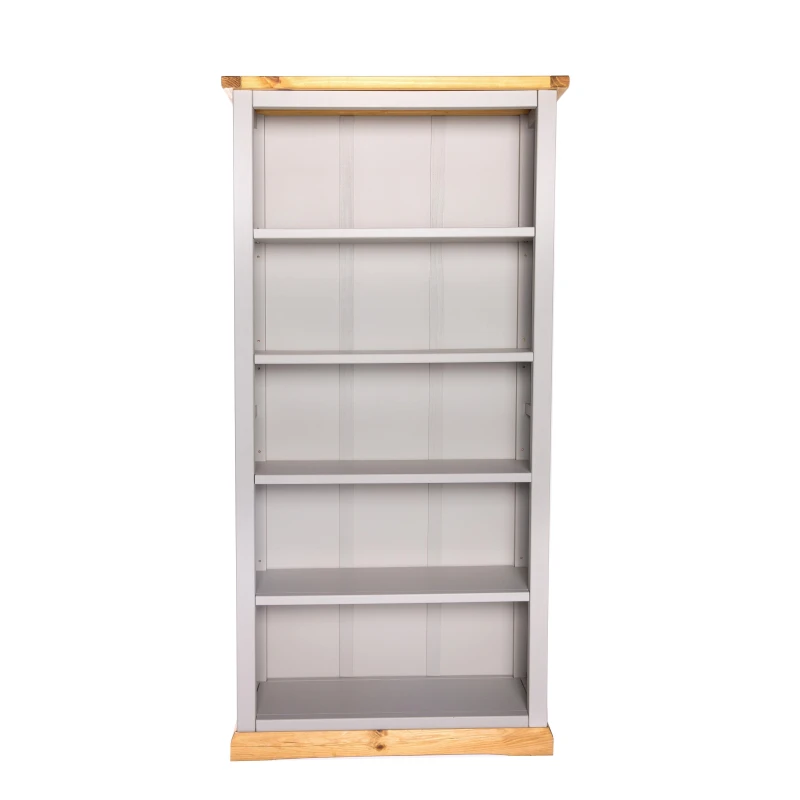 Image of Cabinet Bits Bomporto Light Grey Bookcase 180X90X30Cm