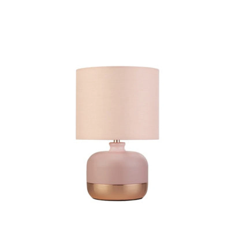 Image of Searchlight Vermont Table Lamp Blush/Rose Gold - Searchlight Blush/Rose Gold LO92402