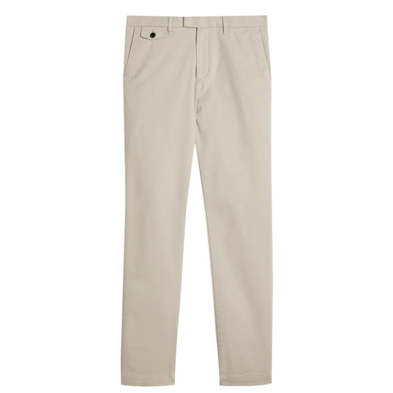 Image of Ted Baker Slim Chinos - Grey Grey 30 S