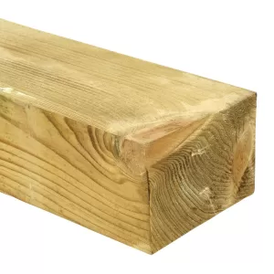 Image of Wickes Garden Sleeper - Light Green 100 x 150mm x 1.8m