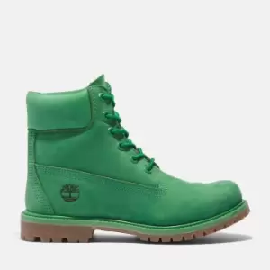 Image of Timberland 50th Edition Premium 6" Waterproof Boot For Her In Green Green, Size 8