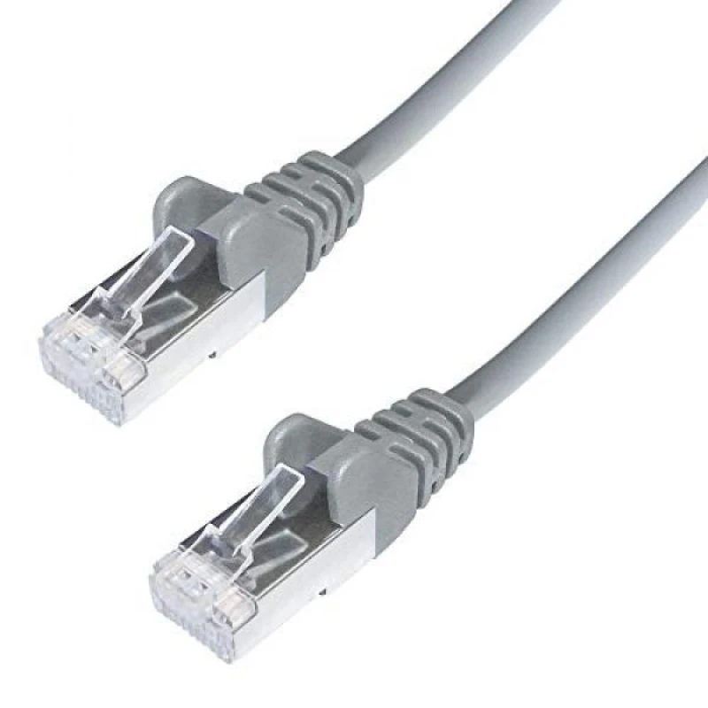 Image of FDL 1M CAT.6a 10GB S-FTP PATCH CABLE - GREY (PVC)