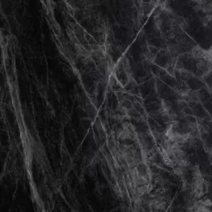 Image of Linda Barker Jet Noir 2400mm x 900mm Unlipped Bathroom Wall Panel - Jet Noir - Multipanel