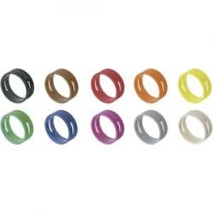 Image of ID ring Neutrik XXR SETMIX Black Brown Red Orange Yellow Green Blue Vi