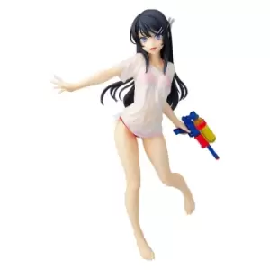 Image of Rascal Does Not Dream of Bunny Girl Senpai Statue 1/7 Mai Sakurajima Water Gun Date Ver. 23cm