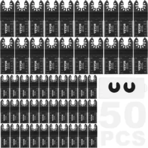 Image of VEVOR 50PCS Oscillating Tool Saw Blades Quick Release for Wood Plastic Aluminum