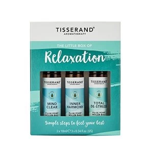 Image of Tisserand Aromatherapy Little Box Of Relaxation Roller Ball Kit (3x10ml)