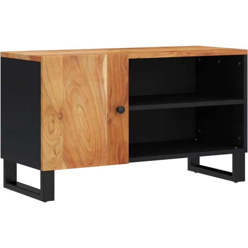 Image of VIDAXL TV Cabinet 80x33x46cm Solid Wood Acacia&Engineered Wood Vidaxl 8720845724665