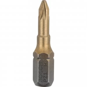 Image of Bosch Maxgrip Pozi Screwdriver Bit PZ1 25mm Pack of 3