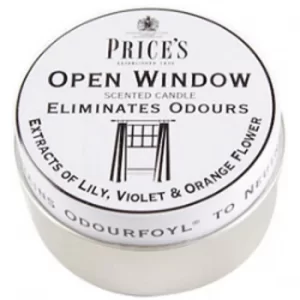 Image of Prices Candles Fresh Air Open Window Scented Tin Candle