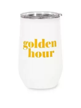 Image of Kate Spade New York Stainless Steel Wine Tumbler, Golden Hour