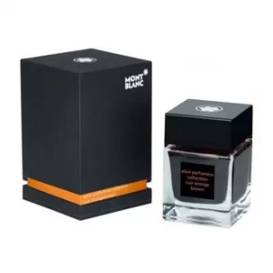 Image of Mont Blanc Parfumeur Cuir Orange Brown 50ml Ink Bottle