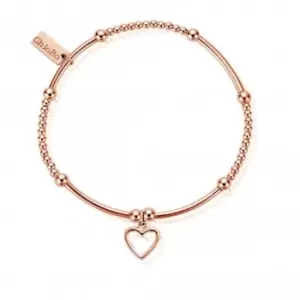 Image of ChloBo Rose Gold Cute Mini Open Heart Bracelet RBCM1084