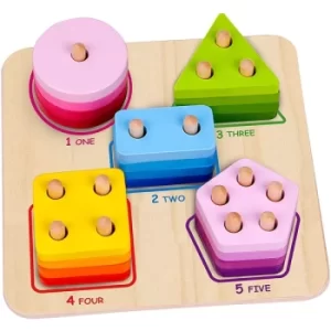 Image of Wooden Geometric Block Sorter